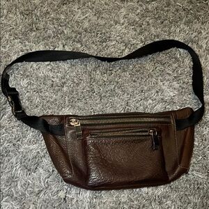 Brown Leather Men's Bag